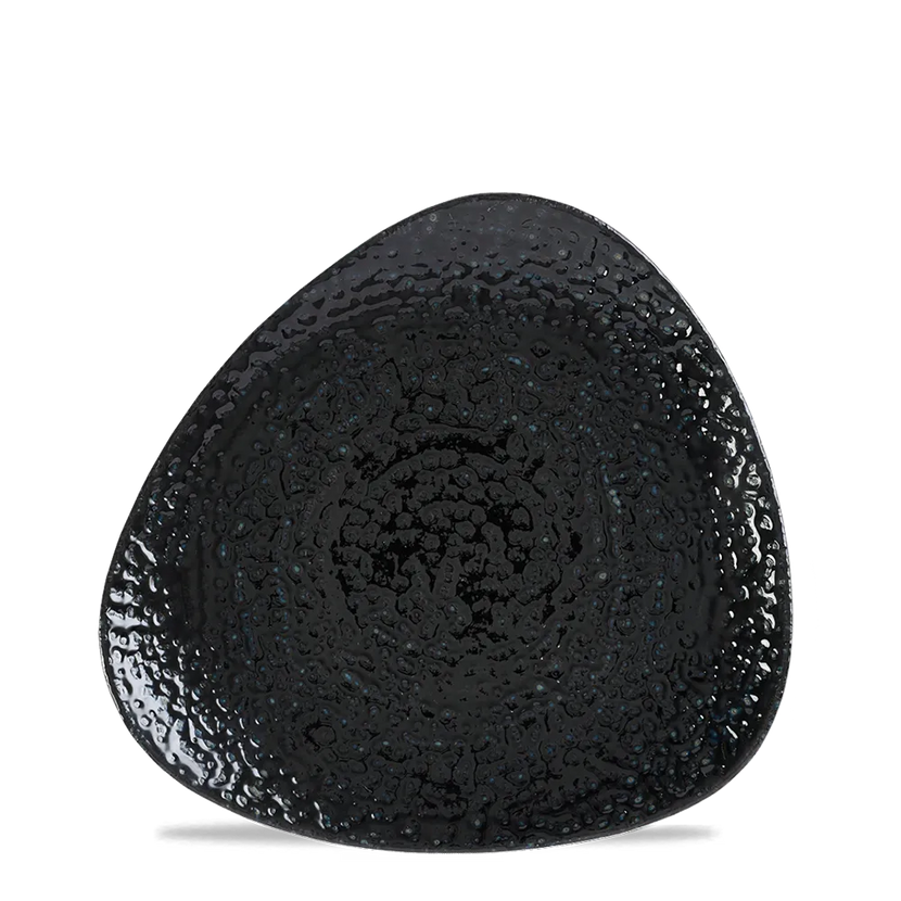Homespun Black Lotus Plate 18.5cm 12/box