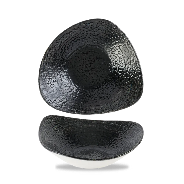 Homespun Black Lotus Bowl 23cm 12/box