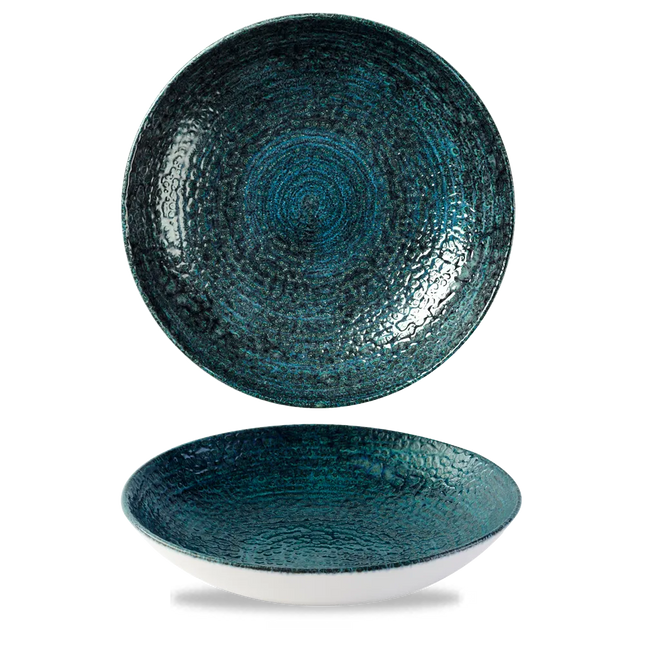 Homespun Chroma Blue Evolve Coupe Bowl 24.8cm 12/box