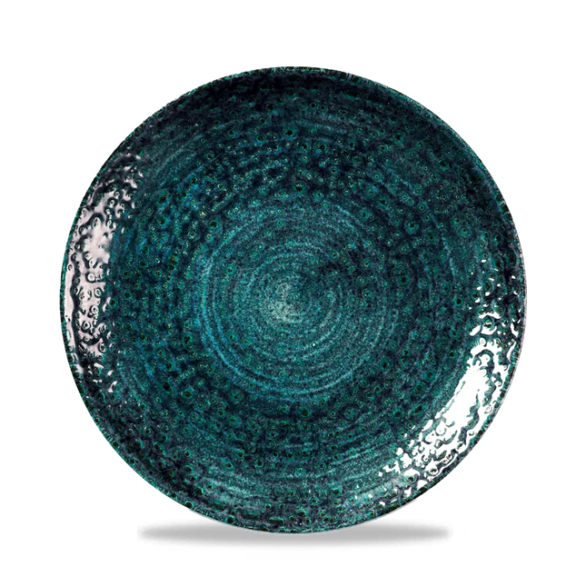 Homespun Chroma Blue Evolve Coupe Plate 21.7cm 12/box