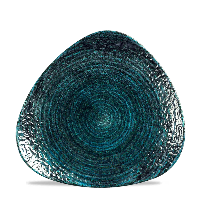 Homespun Chroma Blue Lotus Plate 22.9cm 12/box