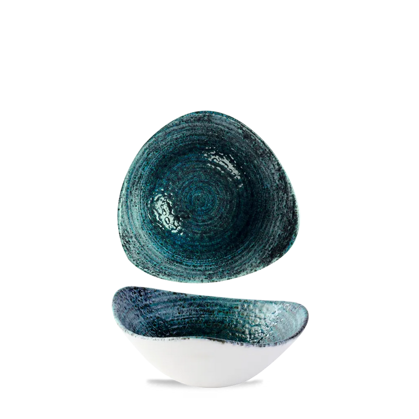 Homespun Chroma Blue Lotus Bowl 18.5cm 12/box