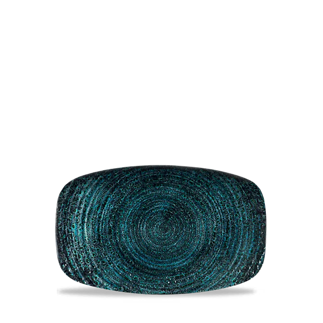 Homespun Chroma Blue Oblong Chefs Plate 20x12.1cm 12/box