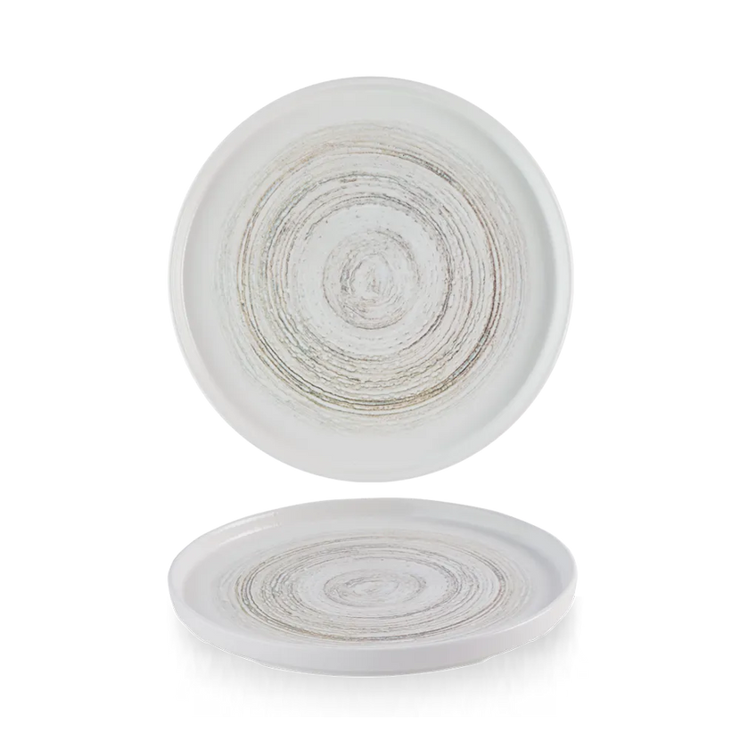 Elements Dune Walled Plate 21cm 6/box