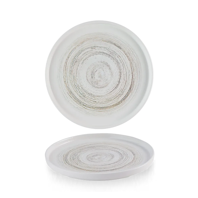 Elements Dune Walled Plate 21cm 6/box