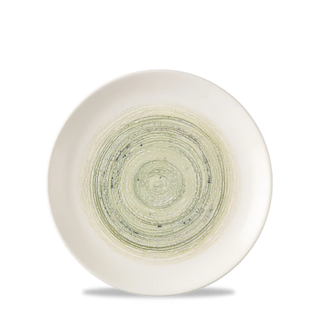 Elements Fern Evolve Coupe Plate 16.5 cm 12/box