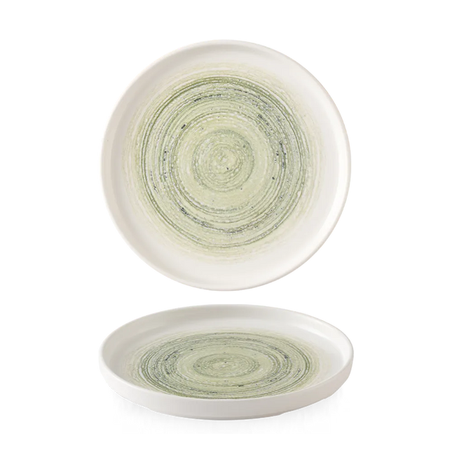 Elements Fern Walled Plate 21 cm 6/box