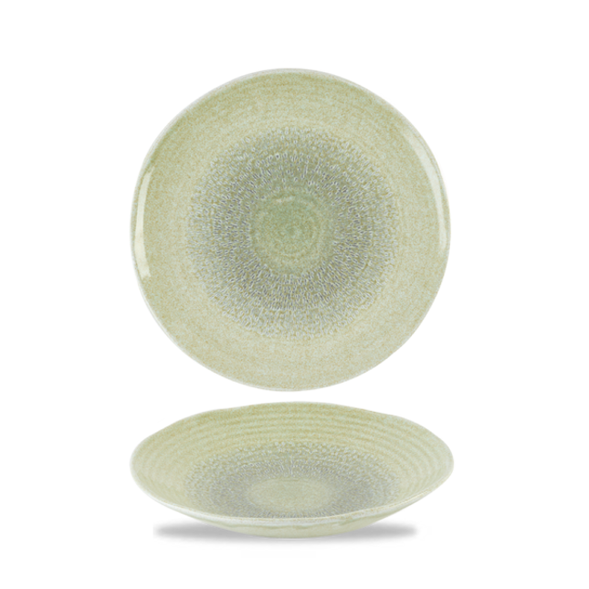 Harvest Green Organic Coupe Bowl 25cm 12/box