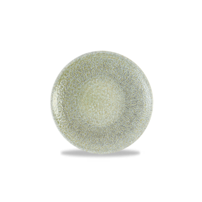 Harvest Green Organic Coupe Plate 16.4cm 12/box