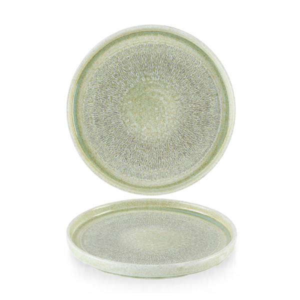 Harvest Green Walled Plate 21 cm 6/box