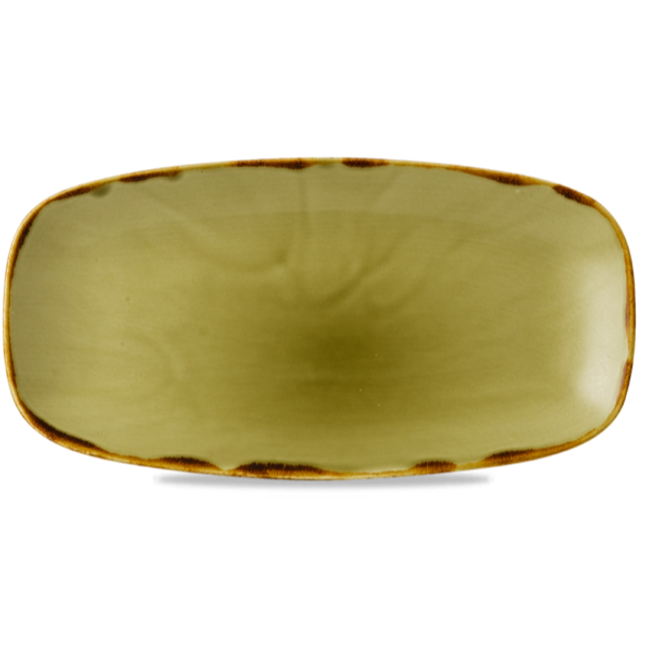 Harvest Green Chefs Oblong Plate 35.5x18.9cm 6/box