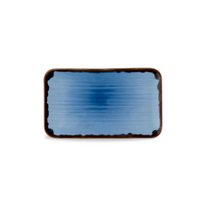 Harvest Indigo Rectangular Plate 27x16cm 12/box