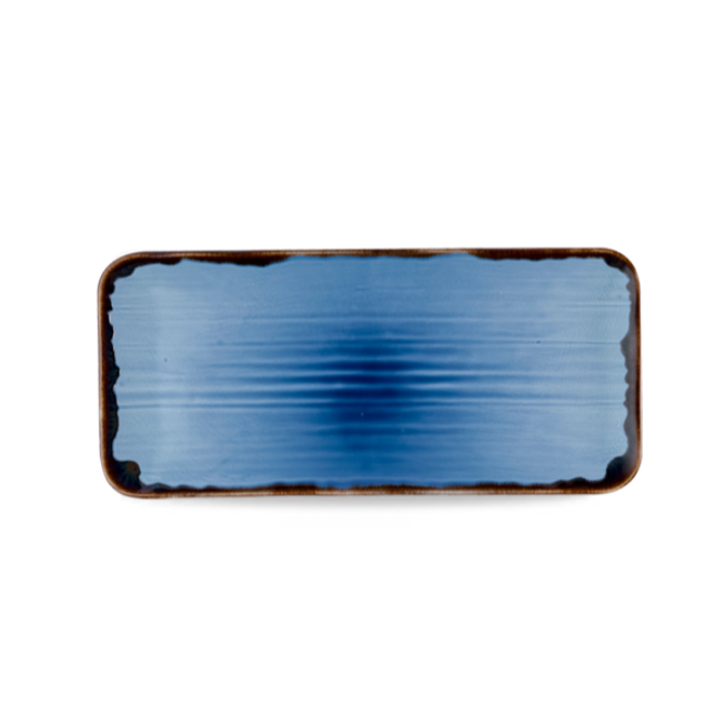 Harvest Indigo Coupe Rect Platter 34,6x15,6cm 6/box