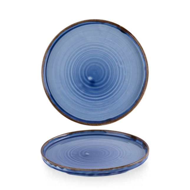 Harvest Indigo Walled Plate 21cm 6/box