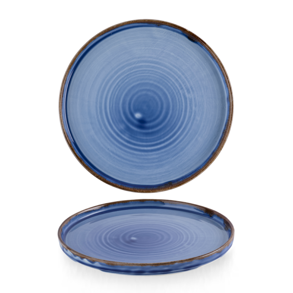 Harvest Indigo Walled Plate 26cm 6/box