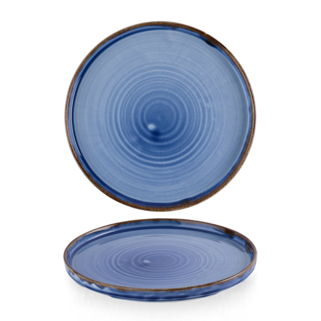 Harvest Indigo Walled Plate 26cm 6/box