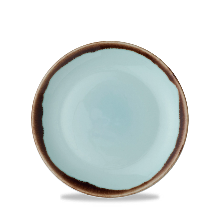 Harvest Turquoise Coupe Plate 16.5 cm 12/box
