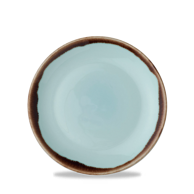 Harvest Turquoise Coupe Plate 16.5cm 12/box