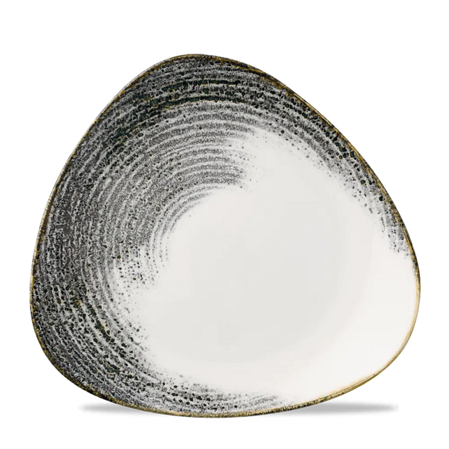 Homespun Accents Black Lotus Plate 28.5cm 12/box