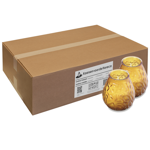 Lowboy, Burn time 50 hours, Amber, 12/box
