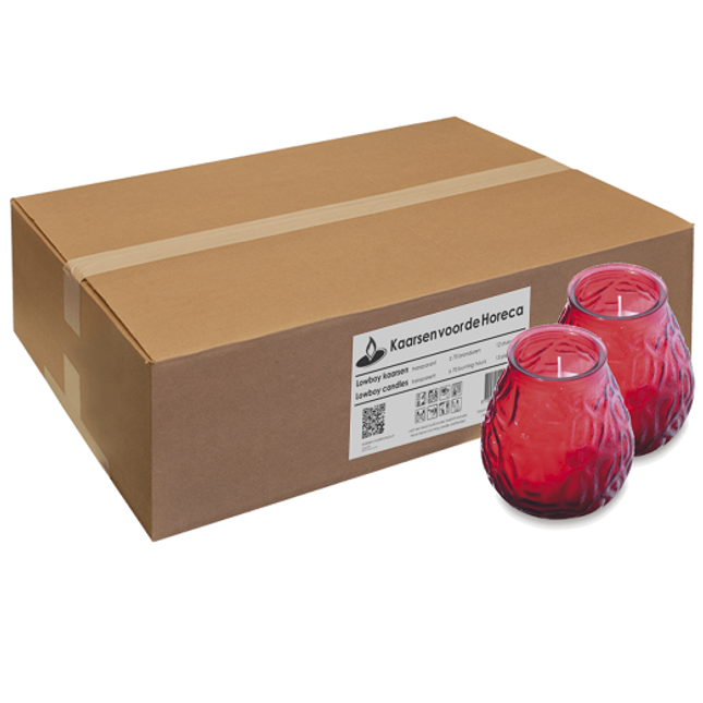 Lowboy, Burn time 50 hours, Red, 12/box