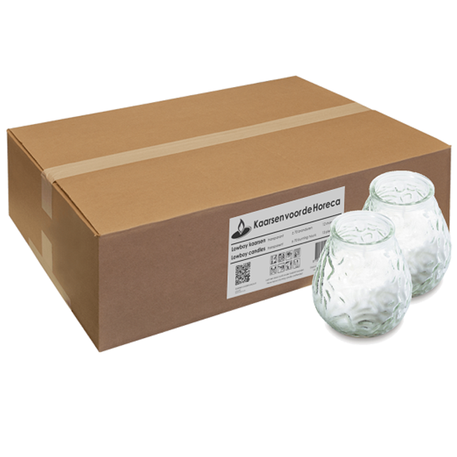 Lowboy, Burn Time 50h, Transparent, 12/box