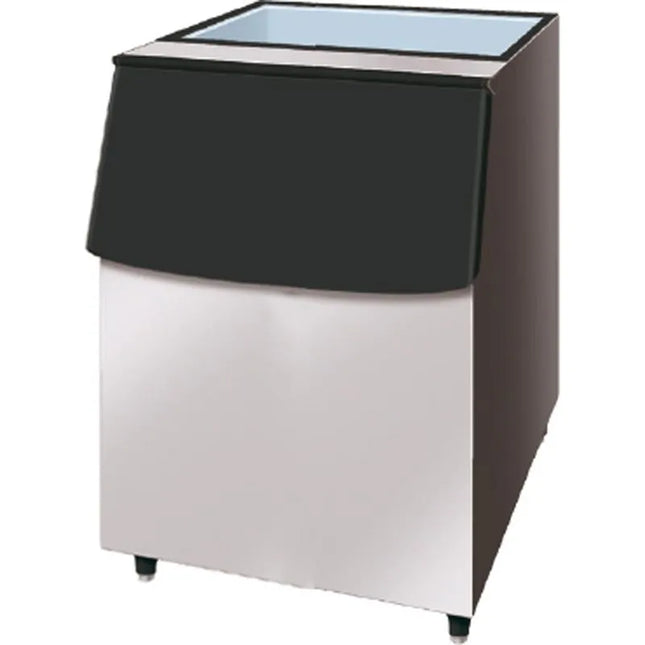 Hoshizaki opslagbunker 165 kg – 210 kg, roestvrijstalen ijsbunker met Hoshiguard en verstelbare stelpoten voor horeca.