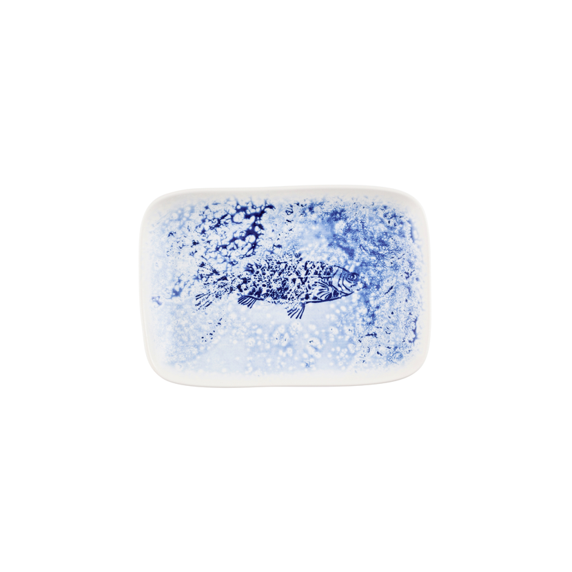Inked Fresco Blue Natural Deep Tray 28 x 18 cm 6/box