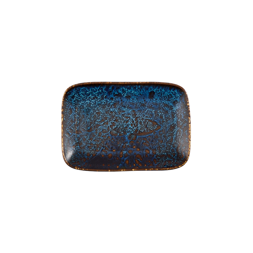 Inked Fresco Cascade Blue Natural Deep Tray 26 x 18 cm 6/box