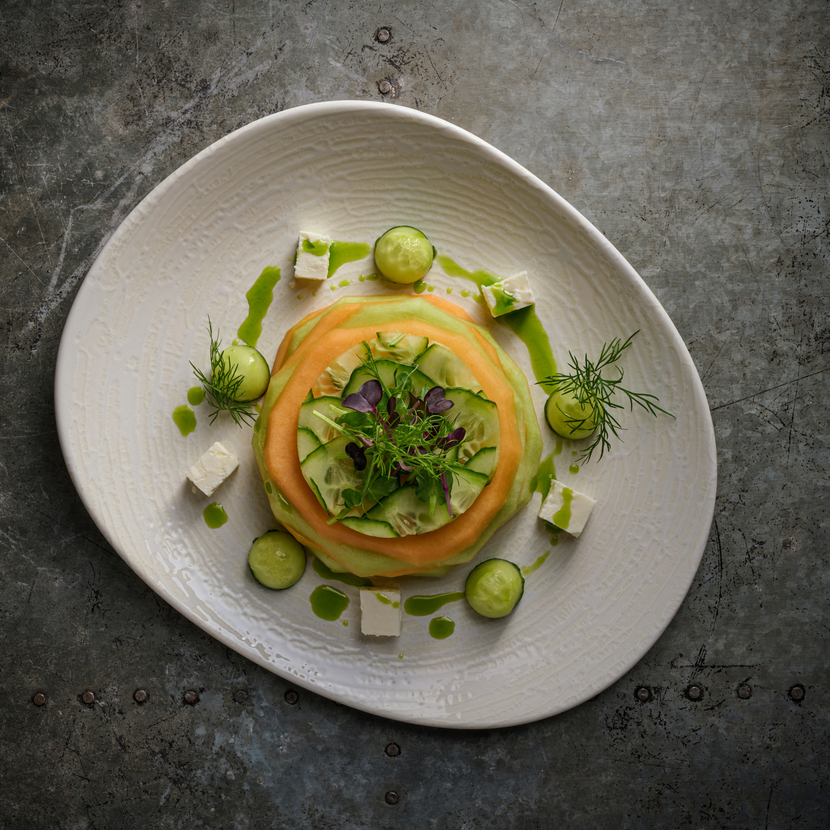 Inked Elements Ice Opal Plate 26 cm 12/box