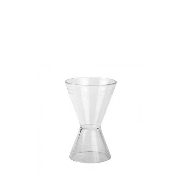 Jigger polycarbonate plastic 2cl/2.5cl/4cl/5cl H 9 Ø 5.5