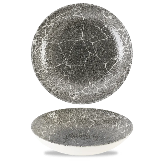 Kintsugi Black Evolve Coupe Bowl 24,8cm 12/box