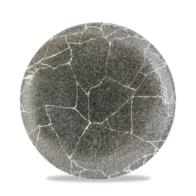 Kintsugi Black Evolve Coupe Plate 21,7cm 12/box