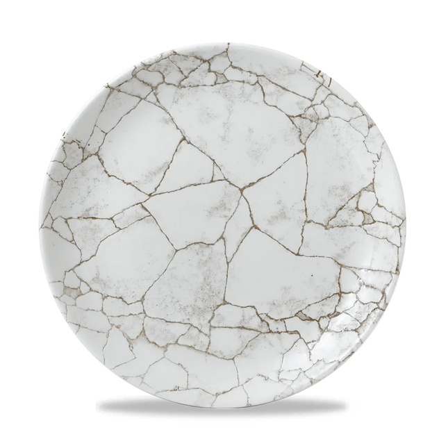 Kintsugi Agate Grey Evolve Coupe Plate 26 cm 12/box
