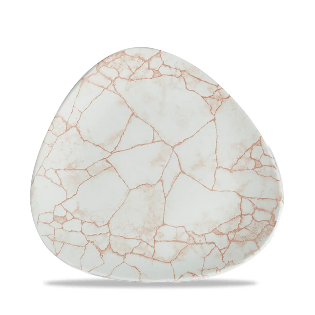 Coral Lotus Plate 370 ml 12/box