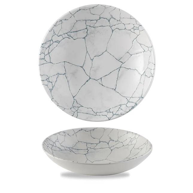 Kintsugi Pearl Grey Evolve Coupe Bowl 24,8 cm 12/box