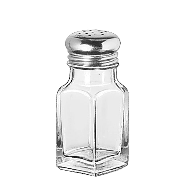 Square S&amp;P Shaker (Stainless Steel Top) 59 ml 50/box OUTLET