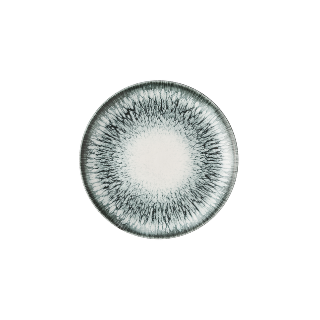 Lume Black Evolve Coupe Plate 21.7 cm, 12/box