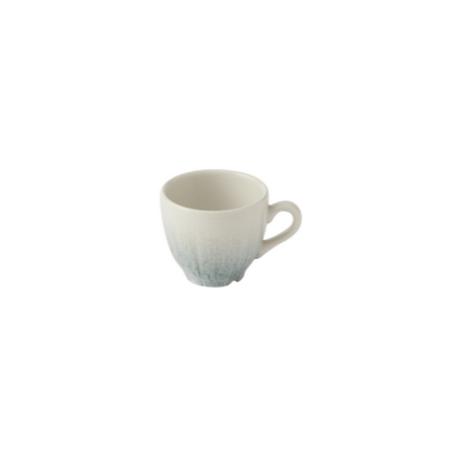 Churchill Lyra Blue Espresso Cup 100 ml – set van 12 elegante kopjes met een verfijnde blauwe tint, perfect voor het serveren van espresso in een moderne horeca-omgeving.