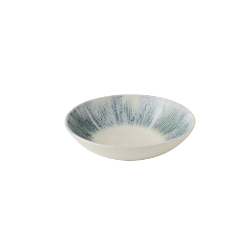 Lyra Blue Evolve Coupe Bowl 18,2cm, set van 12, premium Churchill porselein kom in blauwe kleur, perfect voor kleinere gerechten en bijgerechten in de horeca