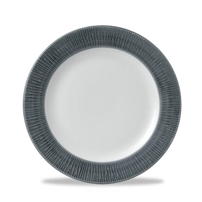 Bamboo Spinwash Mist Footed Plate 23.4cm 12/box