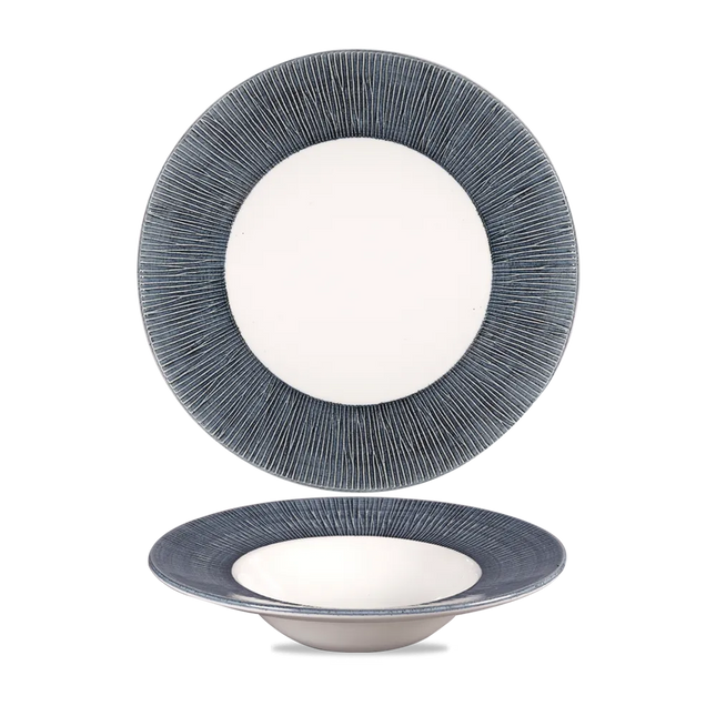 Bamboo Spinwash Mist Wide Rim Bowl 24cm 12/box