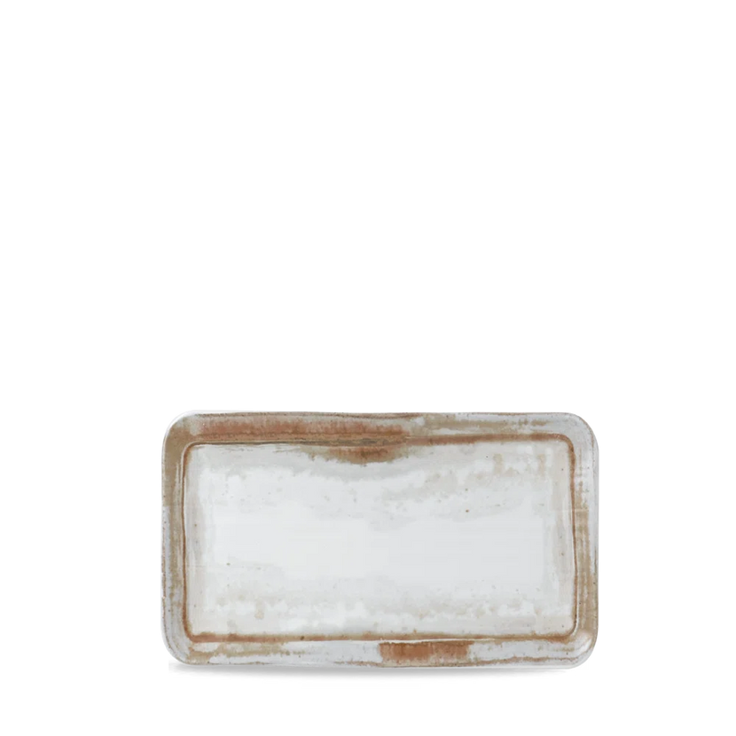 Sandstone Organic Rectangular Plate 27x16cm 12/box