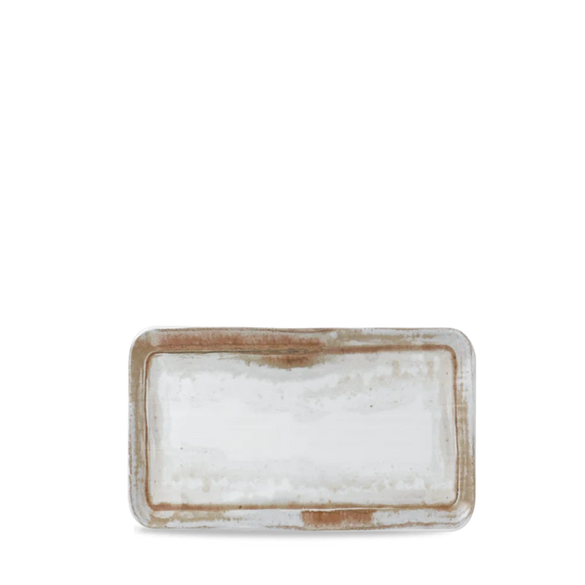 Sandstone Organic Rectangular Plate 27x16cm 12/box