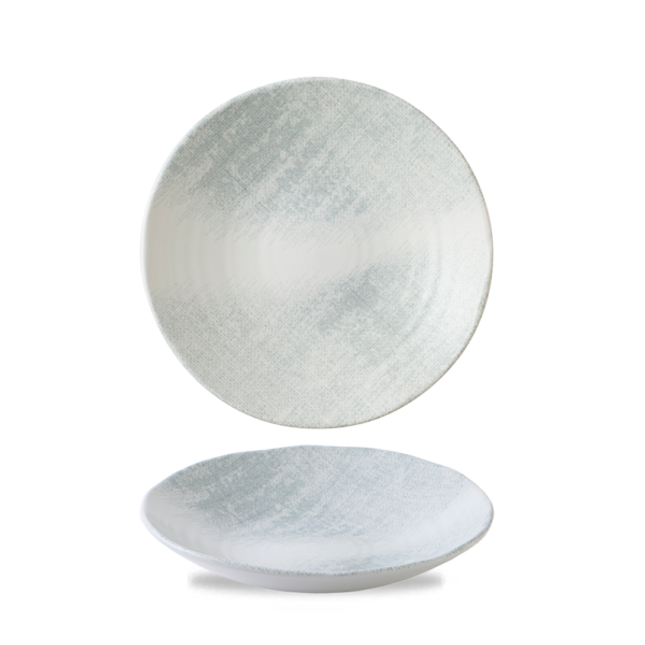 Makers Collection Jute Gray Organic Coupe Bowl 25cm 12/box