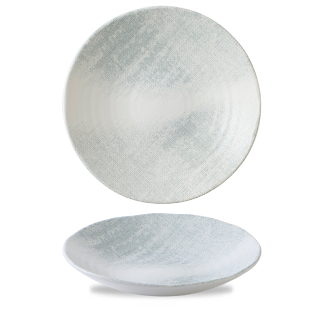 Makers Collection Jute Gray Organic Coupe Bowl 27.9cm 12/box