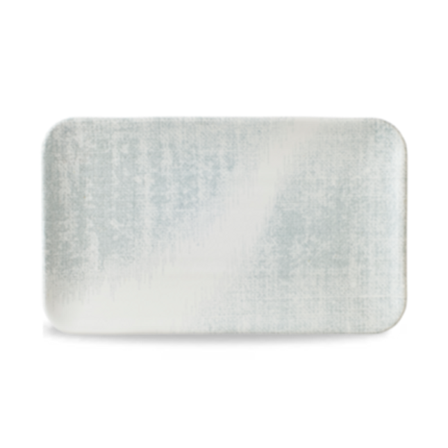 Makers Collection Jute Grey Organic Plate 27x16cm 12/box