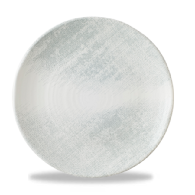 Makers Collection Jute Grey Organic Coupe Plate 23cm 12/box