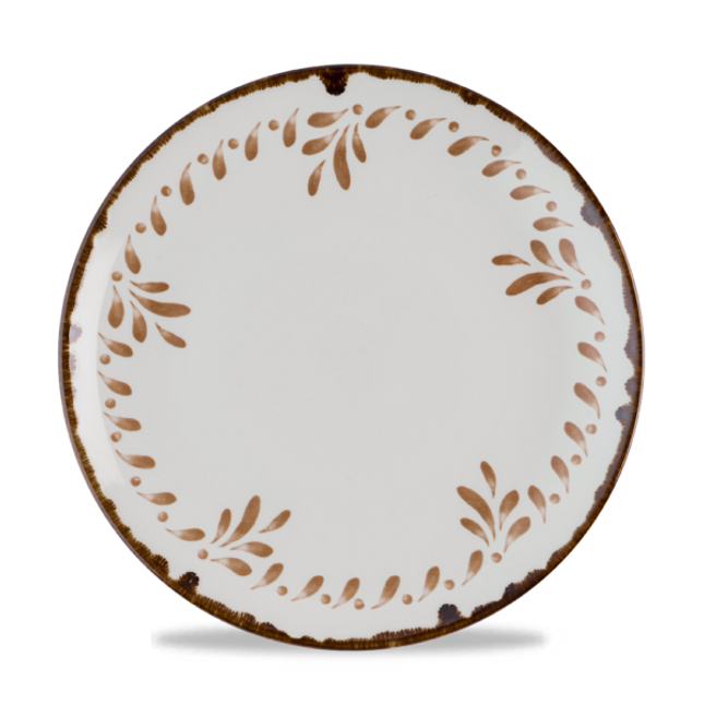 Harvest Mediterranean Terracotta Coupe Plate 26cm 12/box