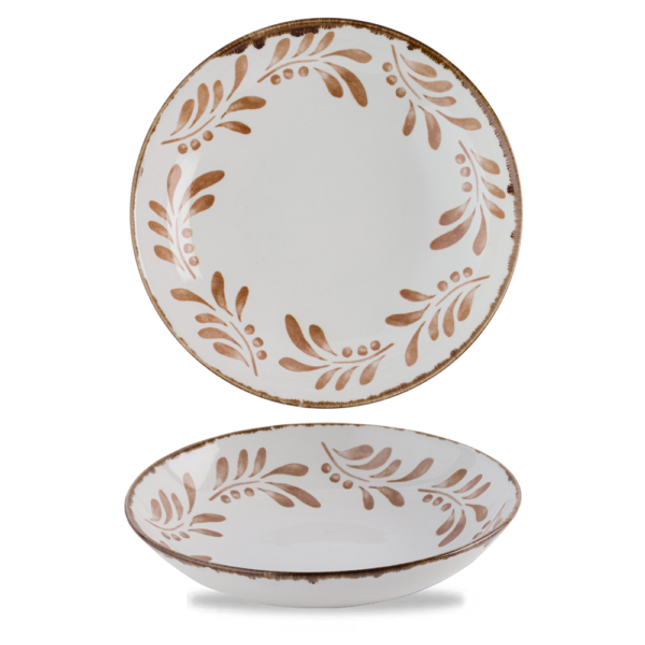 Harvest Mediterranean Terracotta Coupe Bowl 24,8cm 12/box